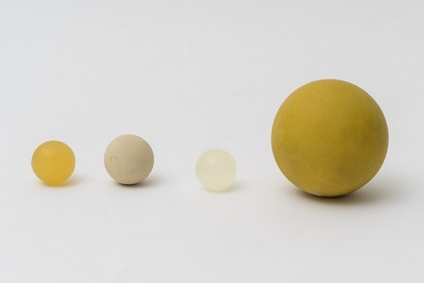 boule de dégommage caoutchouc naturel